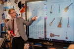 The Promethean ActivPanel Elements Series being used in a music lesson
